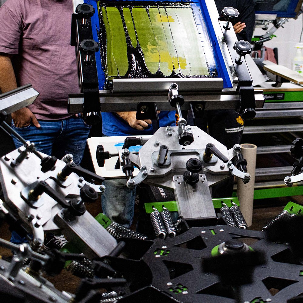 Manual Screen Printing Press & Cart - McLogan Supply