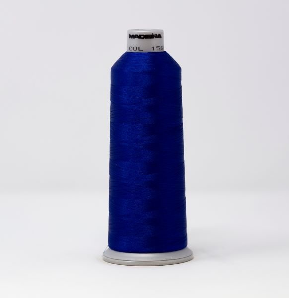 Madeira Polyneon 718-1566 Brilliant Blue Embroidery Thread