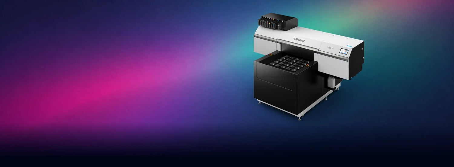 Introducing the Roland VersaOBJECT IO-300 UV Flatbed Printer