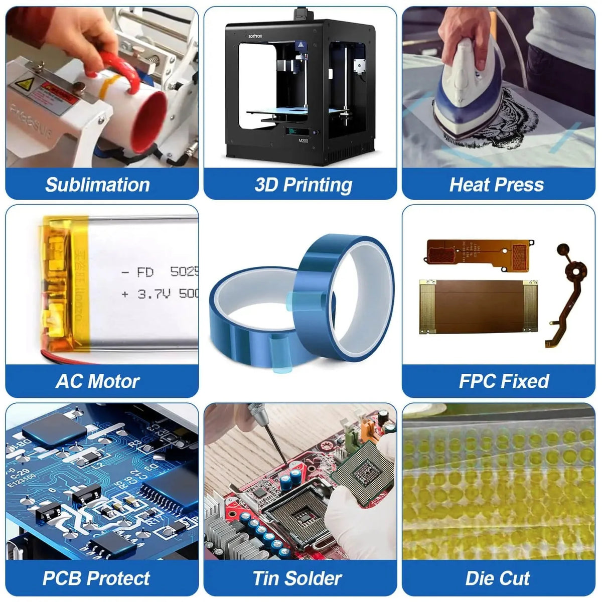 0.78" Sublimation Heat Tape ( 5 rolls Per Box )