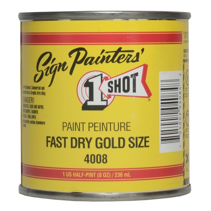 1 Shot Fast Dry 4008 Gold Size - McLogan Supply