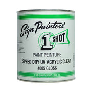 1 Shot Speed Dry UV Acrylic 4005 Clear Gloss - McLogan Supply