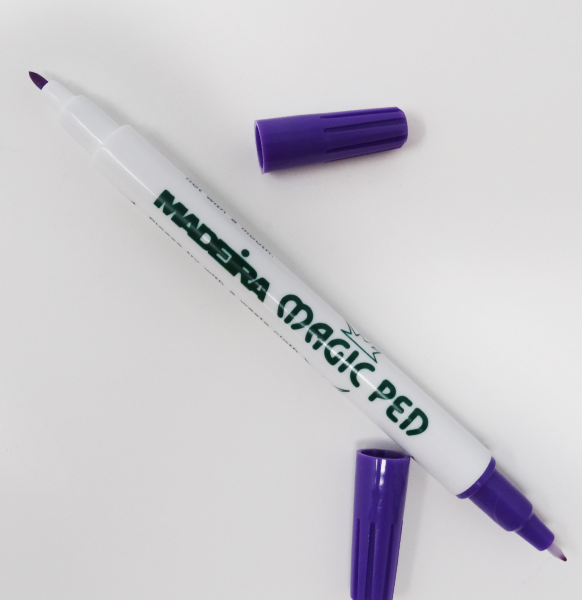 Disappearing Marking Pen Double Tipped Purple