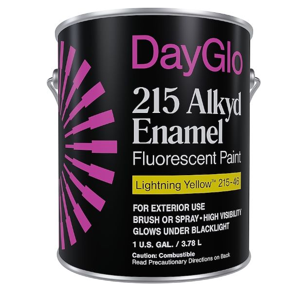 Dayglo 215 Fluorescent Enamel Brushing Paint