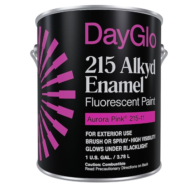 Dayglo 215 Fluorescent Enamel Brushing Paint