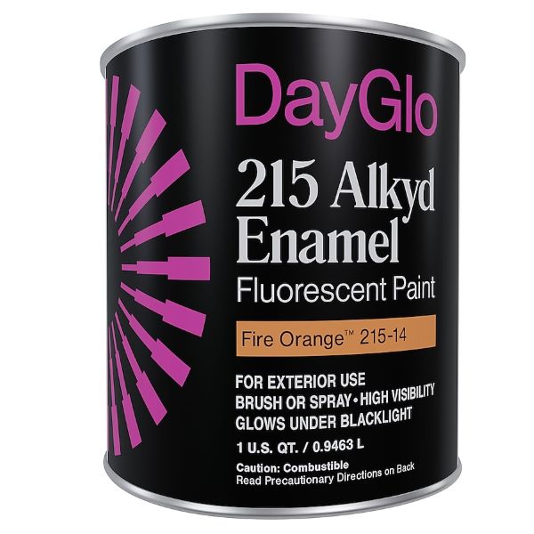 Dayglo 215 Fluorescent Enamel Brushing Paint