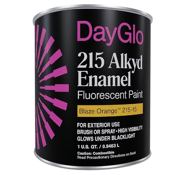 Dayglo 215 Fluorescent Enamel Brushing Paint