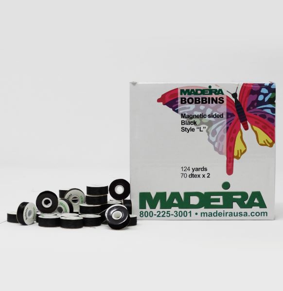 Madeira Magnetic Bobbin L 308-509-B (Black)