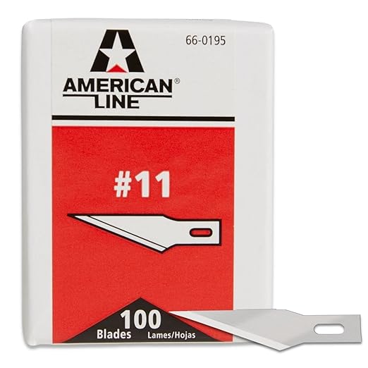 American Line #11 Hobby Knife Blades (100Pk)