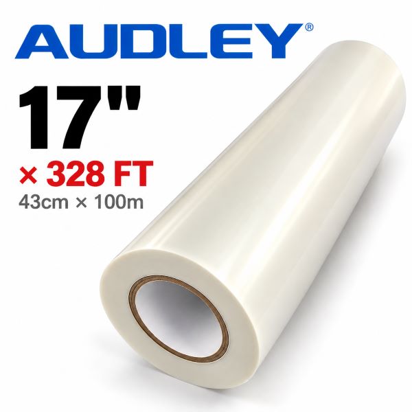 Audley 17" x 328FT DTF Film – Hot Peel Double-Sided Transfer Film