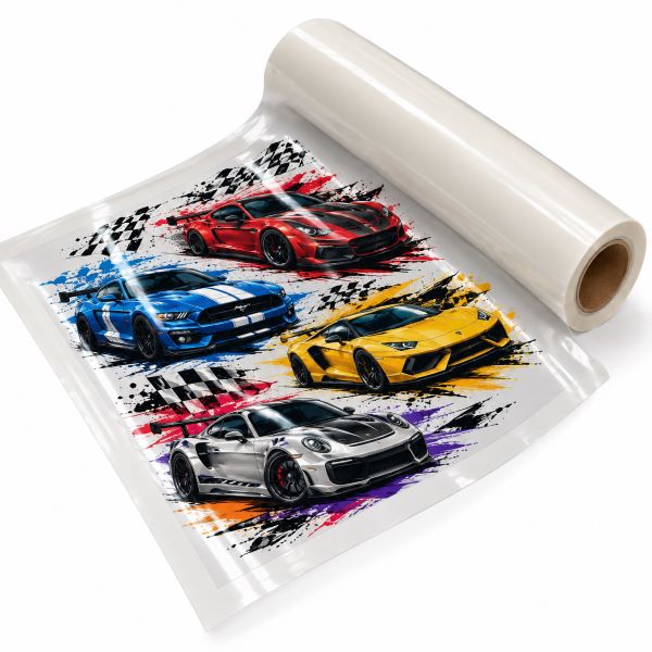 Audley 17" x 328FT DTF Film – Hot Peel Double-Sided Transfer Film