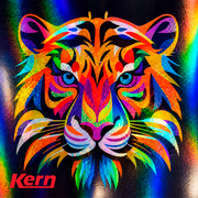 Kern DNH-01 Holographic DTF Film — Full-Surface Rainbow Hologram