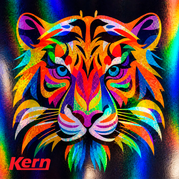 Kern DNH-01 Holographic DTF Film — Full-Surface Rainbow Hologram