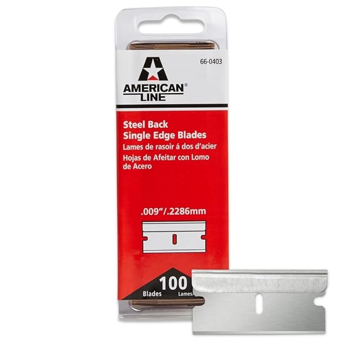 American Line Single Edge Blades (100Pk) - McLogan Supply