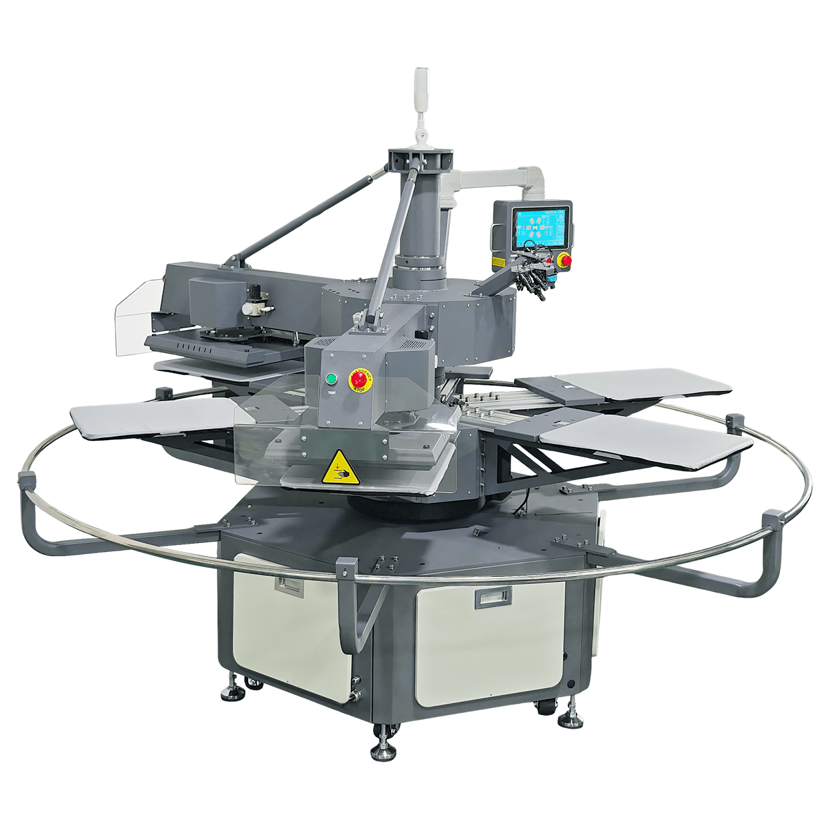APEX X6 - 6 Station 16” x 20” Fully Automatic Rotary Heat Press - No Preheat