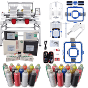 BAi Vision - 2 Head Embroidery Machine Complete Package - McLogan Supply