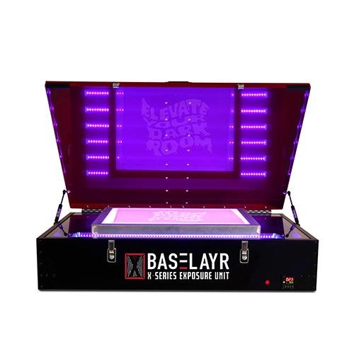 Baselayr X series LED 25" x 36" Digital Aluminum Exposure Unit w/ Comp. Lid - McLogan Supply