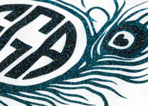 CAD - CUT Glitter Flake Heat Transfer Vinyl 12" - McLogan Supply