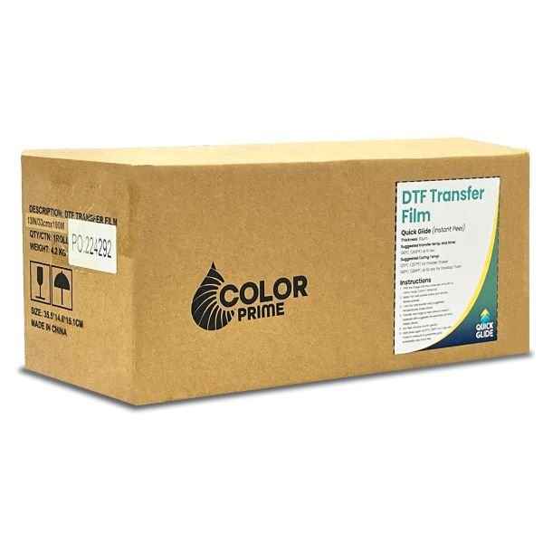 Color Prime Quick Glide DTF Film Roll - A3+ (13") x 109 yd - McLogan Supply