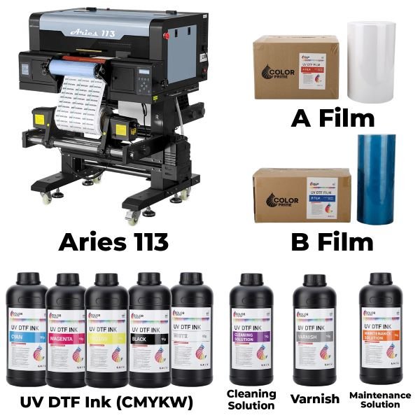 DTF Station Aries 113 UV DTF Printer - McLogan Supply