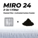 DTF Station Replacement Filters for Miro 24 - Top Filter 2 Pack - McLogan Supply
