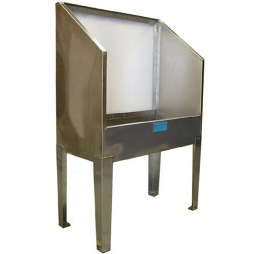 E - 44 S/SL Stainless Econo Washout Booth - McLogan Supply