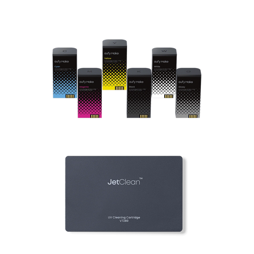 eufyMake Ink and Cleaning Cartridge Kit for UV Printer E1 - McLogan Supply
