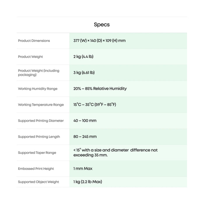eufyMake Rotary Printing Attachment for UV Printer E1 - McLogan Supply