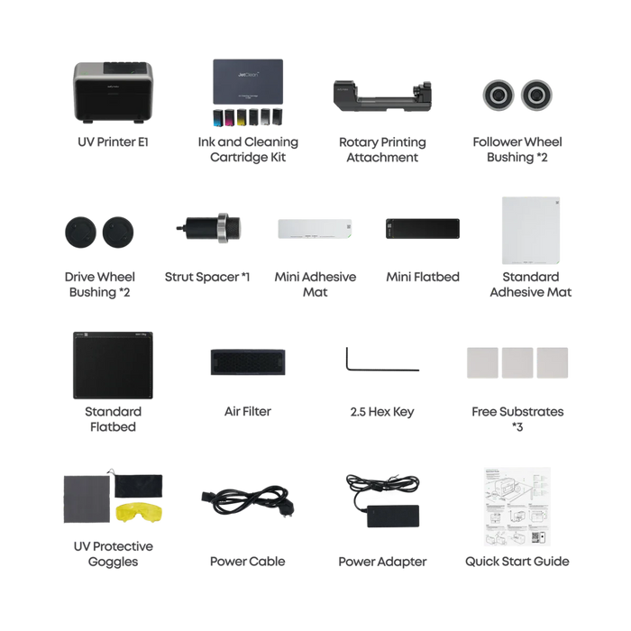 EufyMake UV Printer E1 + Rotary Bundle - McLogan Supply