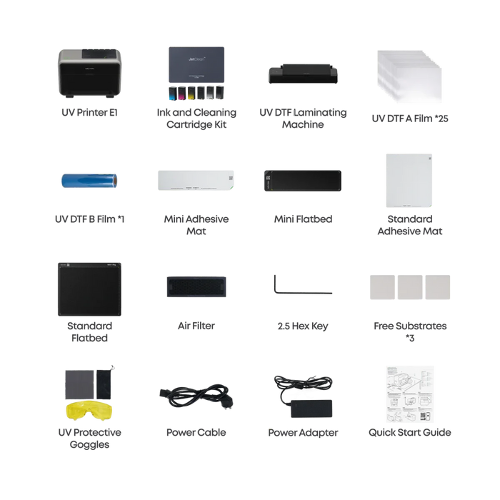 EufyMake UV Printer E1 + UV DTF Laminator Bundle - McLogan Supply