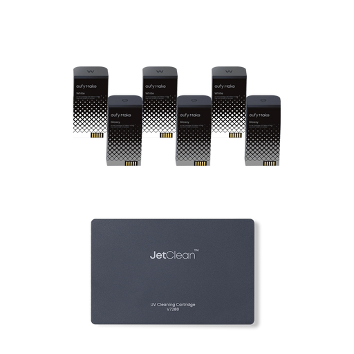 eufyMake White and Glossy Ink & Cleaning Cartridge Kit for UV Printer E1 - McLogan Supply