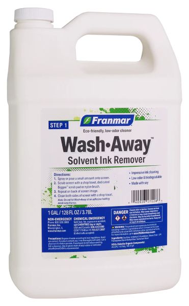 Franmar Wash Away Solvent Ink Remover - McLogan Supply