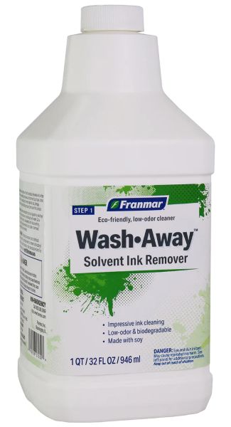 Franmar Wash Away Solvent Ink Remover - McLogan Supply