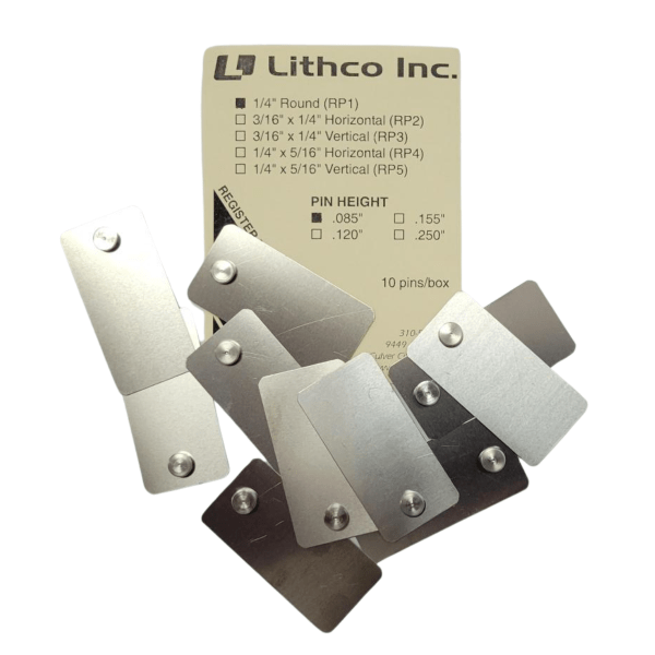 Lithco Registration Metal Pins .085" - McLogan Supply