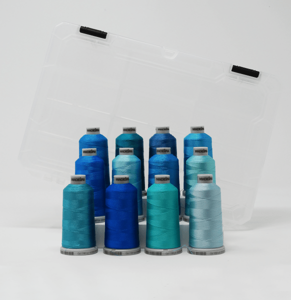 Madeira Polyneon 919 - 12 SGA - SHADE AQUA Kit - McLogan Supply