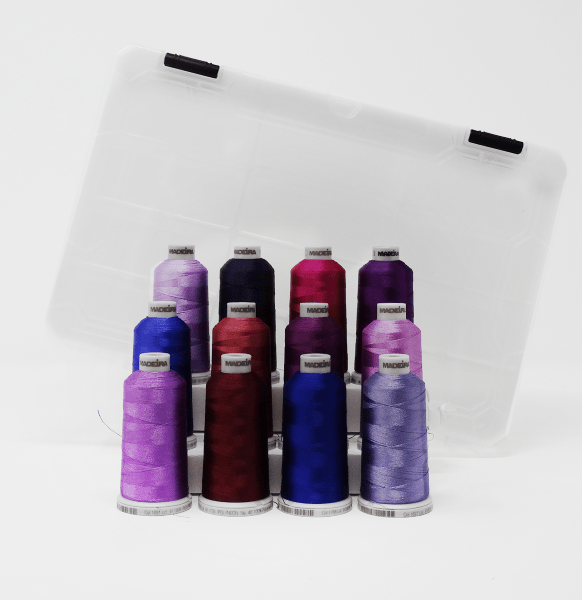 Madeira Polyneon 919 - 12 SGP SHADE PURPLE Kit - McLogan Supply