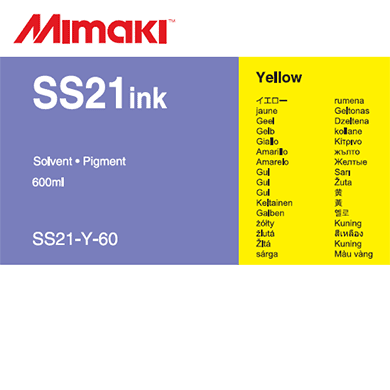 Mimaki SS21 Solvent Ink 600cc Mimaki SS21 Solvent Ink 600cc