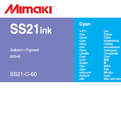 Mimaki SS21 Solvent Ink 600cc Mimaki SS21 Solvent Ink 600cc
