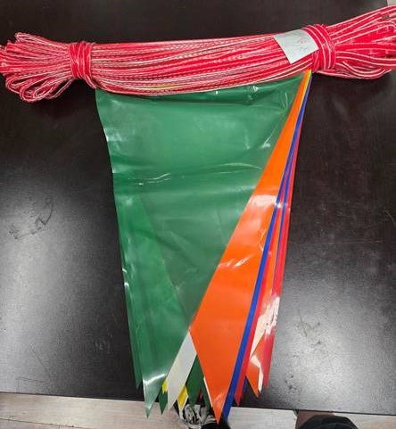 Multi Colored Pennant String - McLogan Supply