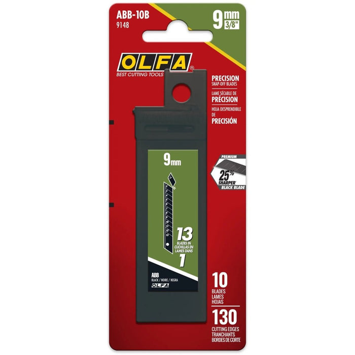 Olfa 9MM Precision Ultra - Sharp Black Snap Off Blades - McLogan Supply