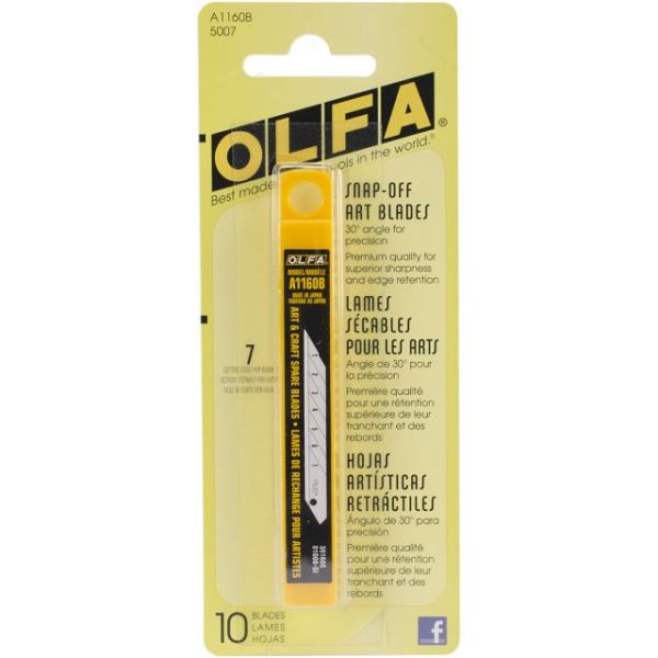 Olfa Snap Off Art Bladeds 30 Deg. A1160B - McLogan Supply