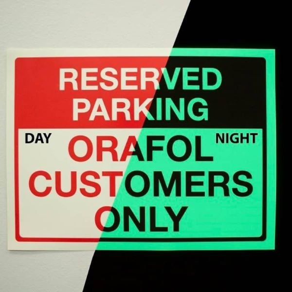 ORAJET® 3930 Photoluminescent GlowintheDark Printable Vinyl