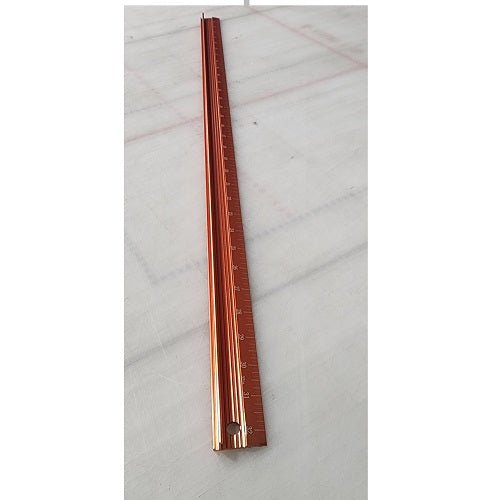 Orange Safety Ruler - McLogan Supply