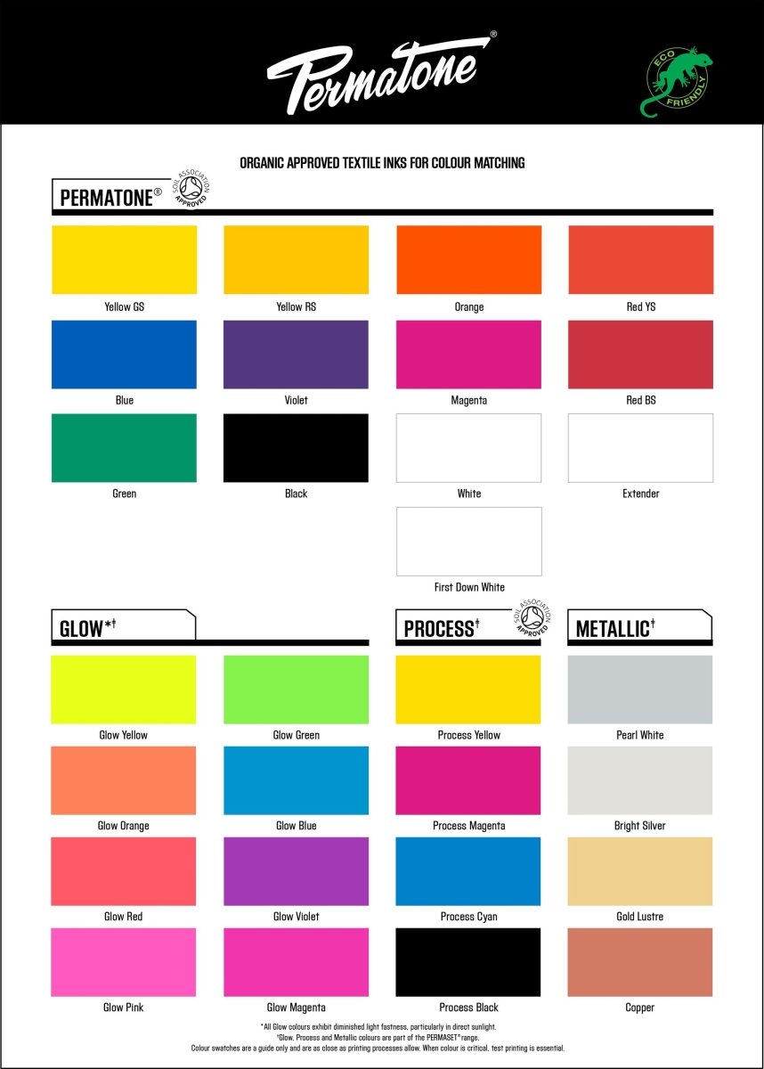 Permatone Waterbased Color - Matching Ink System - McLogan Supply
