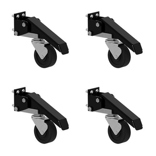 Pivot Casters for Riley Hopkins Screen Printing Press Carts - McLogan Supply