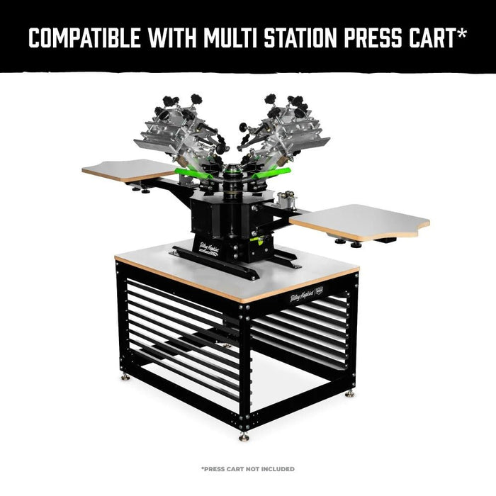 Riley Hopkins 250+ Screen Printing Press with XY Micro Registration - McLogan Supply