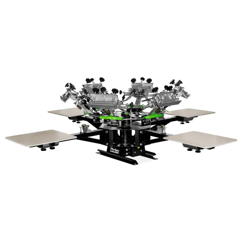 Riley Hopkins 250+ Screen Printing Press with XY Micro Registration - McLogan Supply