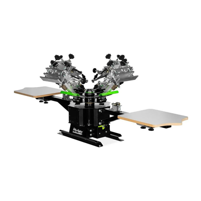 Riley Hopkins 250+ Screen Printing Press with XY Micro Registration - McLogan Supply