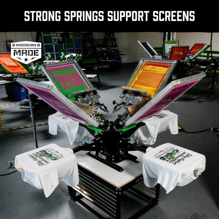 Riley Hopkins 250+ Screen Printing Press with XY Micro Registration - McLogan Supply