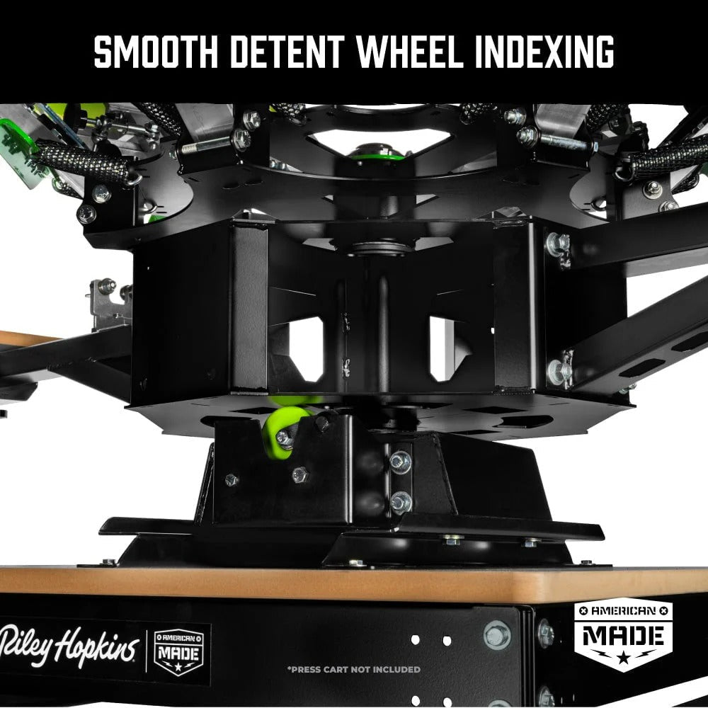 Riley Hopkins 250+ Screen Printing Press with XY Micro Registration - McLogan Supply
